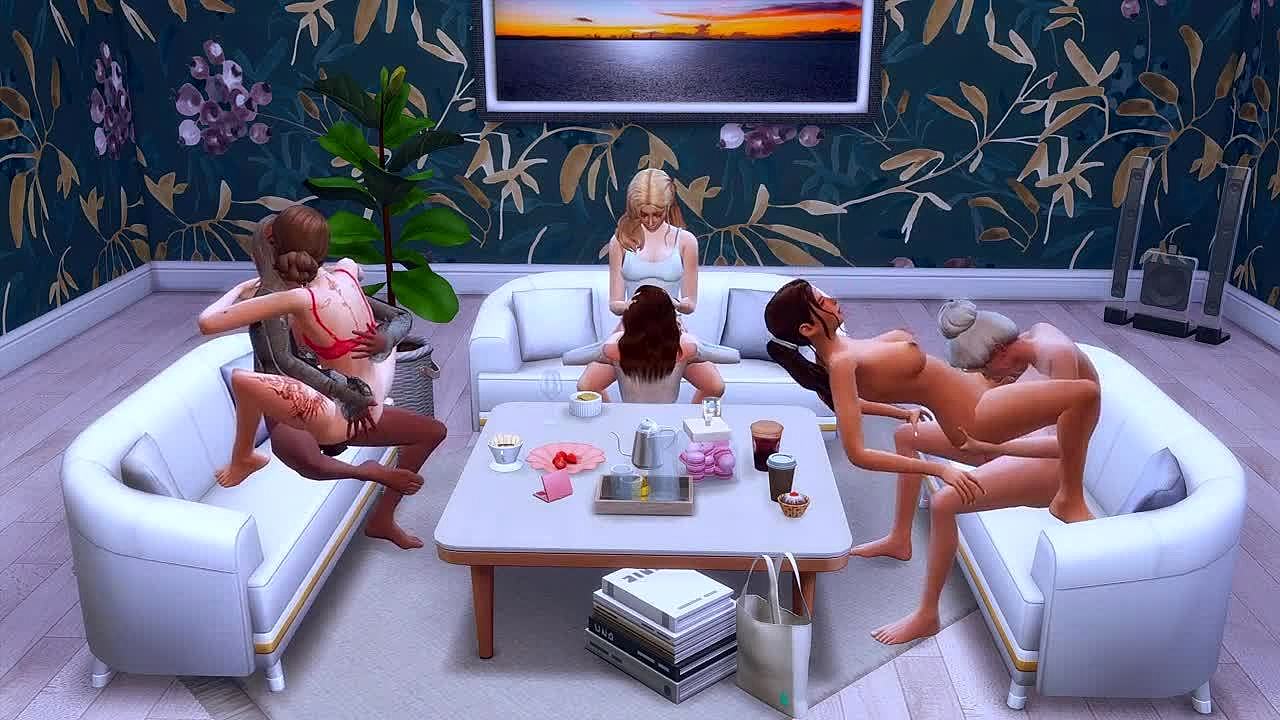 Queercommune’s new SIMS 4 anime hentai features rough sex with futanari trannies